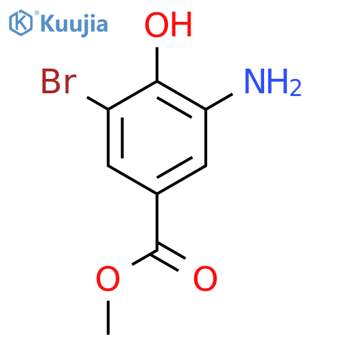 Methyl 3-amino-5-bromo-4-hydroxybenzoate structure