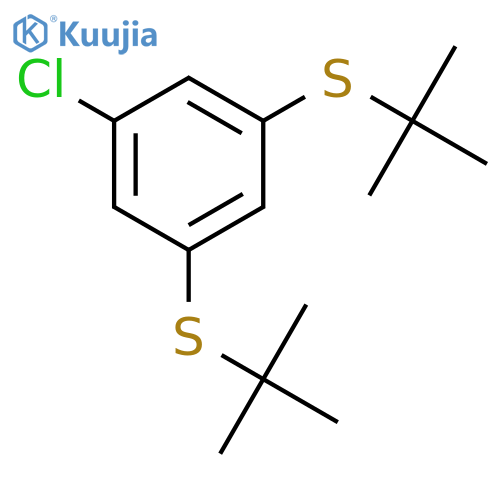 3,5-Bis(tert-butylthio)-1-chlorobenzene 260968-02-3 structure