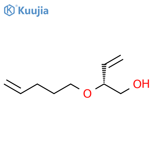 3-Buten-1-ol, 2-(4-pentenyloxy)-, (2R)- structure