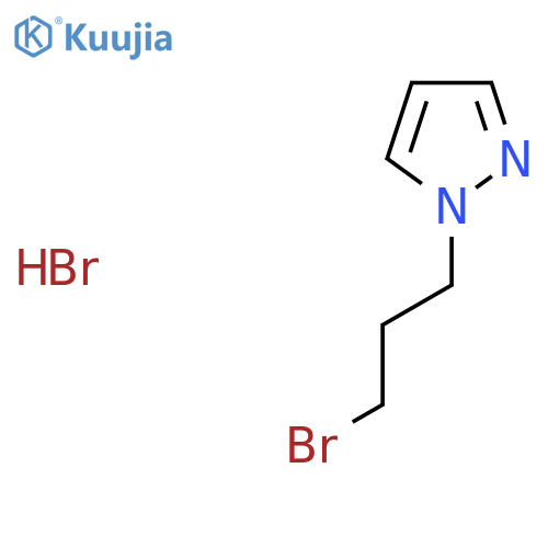 1-(3-bromopropyl)-1H-pyrazole hydrobromide structure