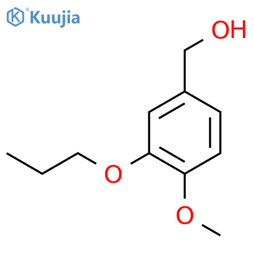 Benzenemethanol, 4-methoxy-3-propoxy- structure