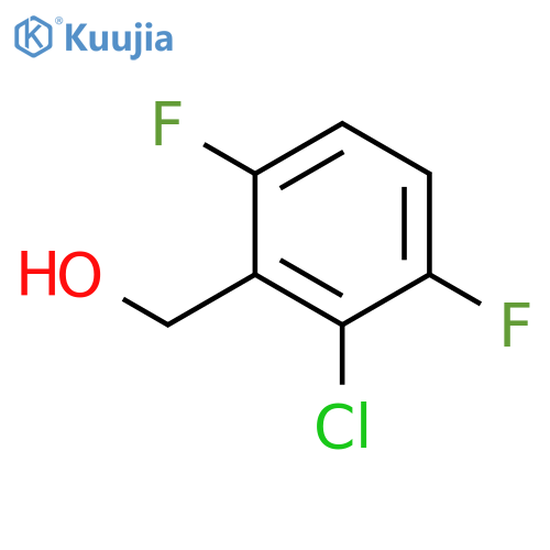 2-Chloro-3,6-difluorobenzyl alcohol structure
