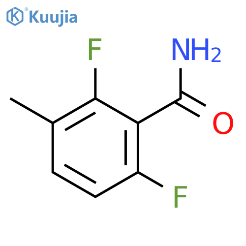 2,6-Difluoro-3-methylbenzamide structure