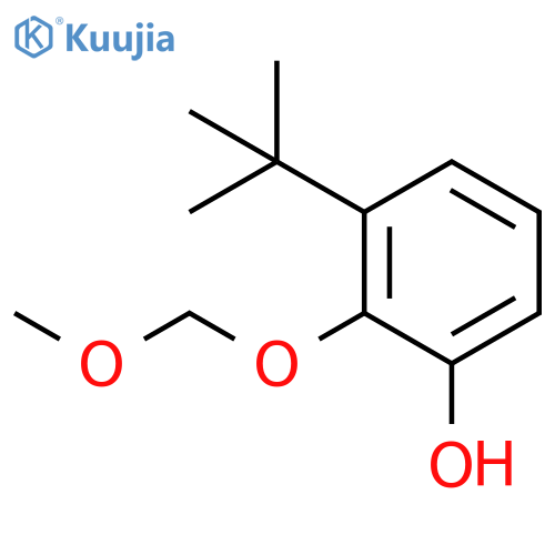 3-tert-butyl-2-(methoxymethoxy)phenol structure
