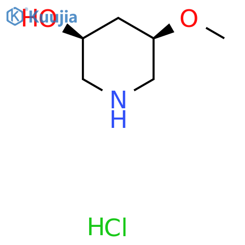 (3S,5R)-5-methoxypiperidin-3-ol hydrochloride structure