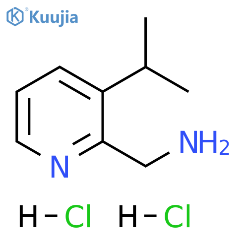 1-3-(propan-2-yl)pyridin-2-ylmethanamine dihydrochloride structure