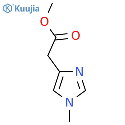 Methyl 2-(1-methyl-1H-imidazol-4-yl)acetate structure
