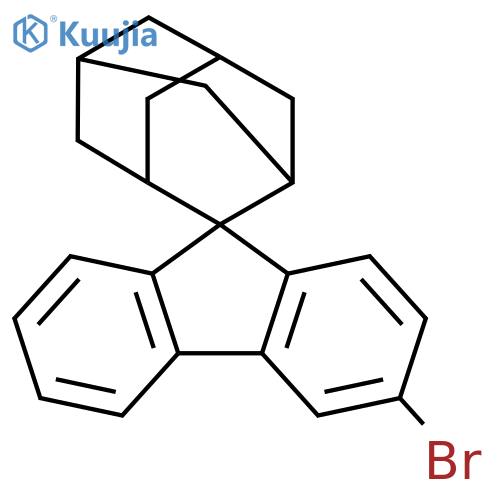 Spiro[9H-fluorene-9,2'-tricyclo[3.3.1.13,7]decane], 3-bromo- structure