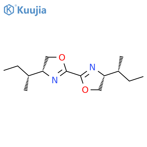 (4R,4'R)-4,4'-Di((R)-sec-butyl)-4,4',5,5'-tetrahydro-2,2'-bioxazole structure