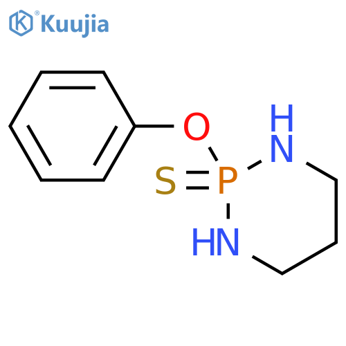 1,3,2-Diazaphosphorine,hexahydro-2-phenoxy-, 2-sulfide structure