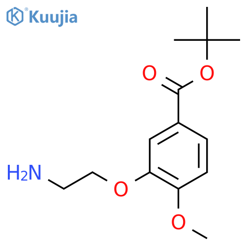 Tert-butyl 3-(2-aminoethoxy)-4-methoxybenzoate structure
