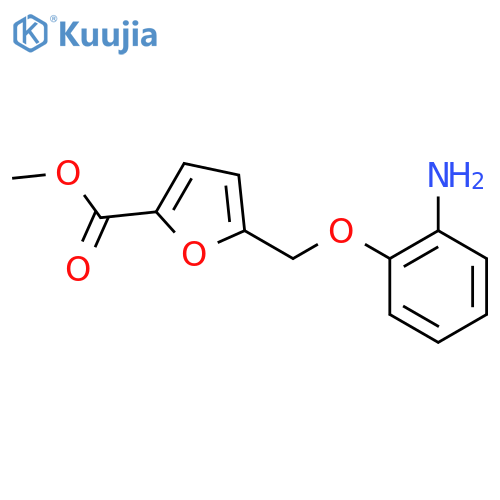 Methyl 5-[(2-aminophenoxy)methyl]furan-2-carboxylate structure