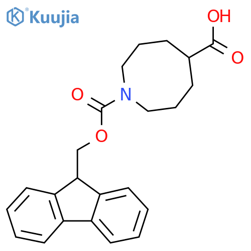 1-{(9H-fluoren-9-yl)methoxycarbonyl}azocane-5-carboxylic acid structure