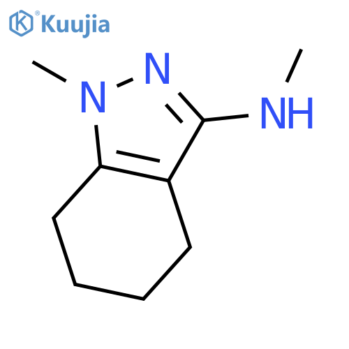 N,1-dimethyl-4,5,6,7-tetrahydro-1H-indazol-3-amine structure