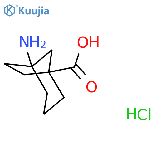 5-aminobicyclo3.2.1octane-1-carboxylic acid hydrochloride structure