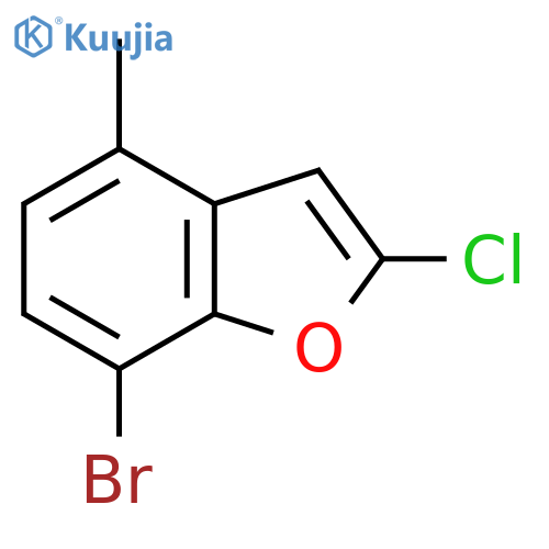 7-bromo-2-chloro-4-methylBenzofuran structure