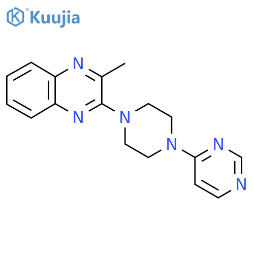 2-Methyl-3-[4-(pyrimidin-4-yl)piperazin-1-yl]quinoxaline structure