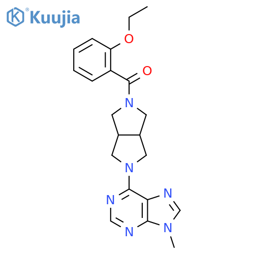 6-[5-(2-ethoxybenzoyl)-octahydropyrrolo[3,4-c]pyrrol-2-yl]-9-methyl-9H-purine structure