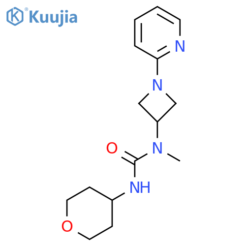 3-Methyl-1-(oxan-4-yl)-3-[1-(pyridin-2-yl)azetidin-3-yl]urea structure