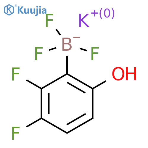 potassium (2,3-difluoro-6-hydroxyphenyl)trifluoroboranuide structure