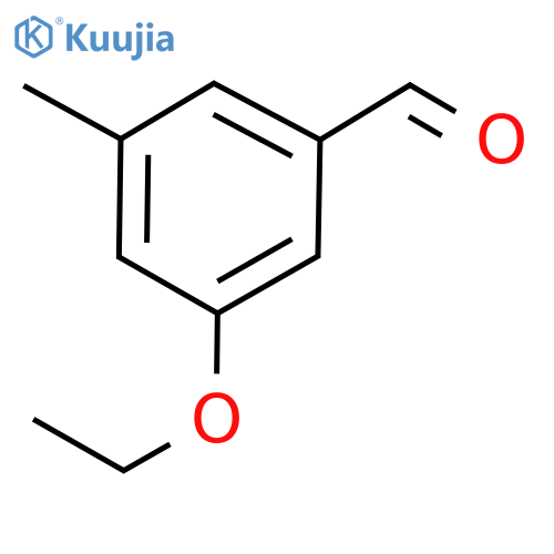 Benzaldehyde, 3-ethoxy-5-methyl- structure