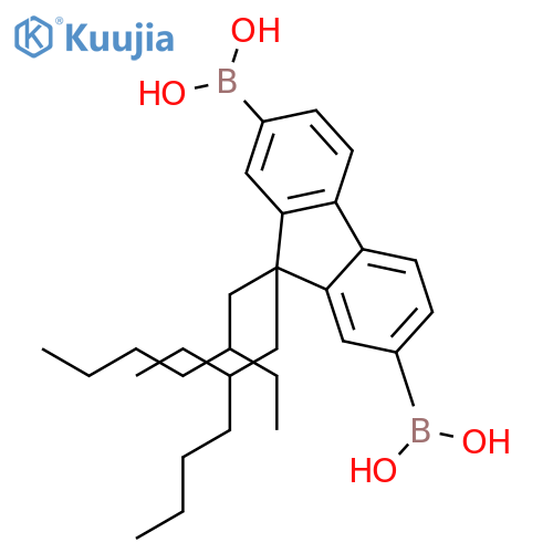 Boronic acid,B,B'-[9,9-bis(2-ethylhexyl)-9H-fluorene-2,7-diyl]bis- structure