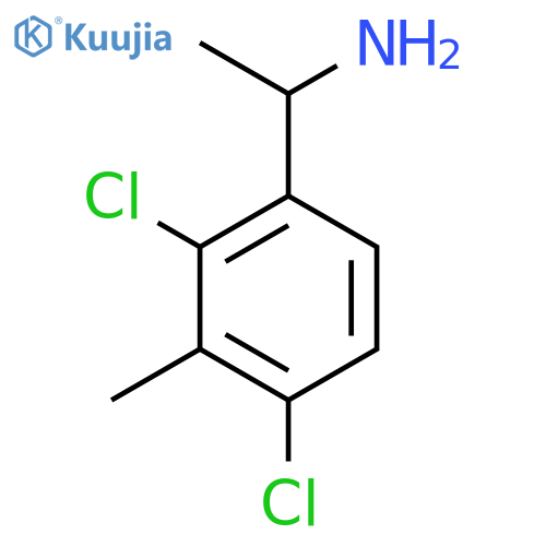 1-(2,4-Dichloro-3-methylphenyl)ethan-1-amine structure