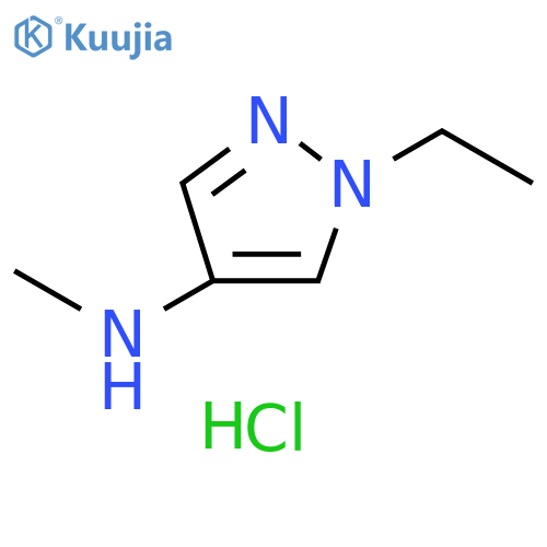1-ethyl-N-methyl-1H-pyrazol-4-amine dihydrochloride structure
