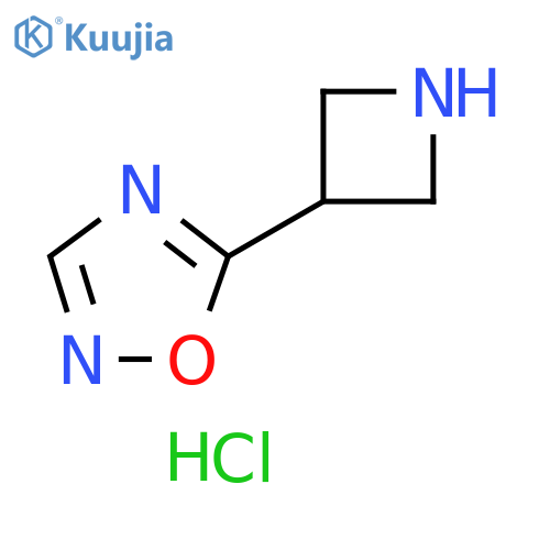 5-(azetidin-3-yl)-1,2,4-oxadiazole hydrochloride structure