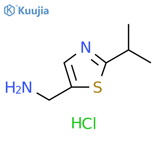 1-2-(propan-2-yl)-1,3-thiazol-5-ylmethanamine dihydrochloride structure