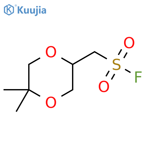 (5,5-Dimethyl-1,4-dioxan-2-yl)methanesulfonyl fluoride structure