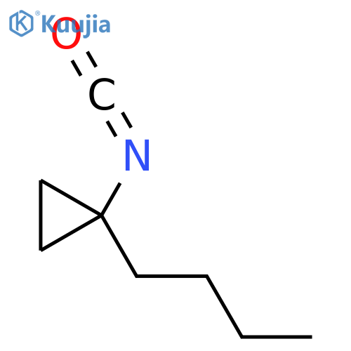 1-butyl-1-isocyanatocyclopropane structure