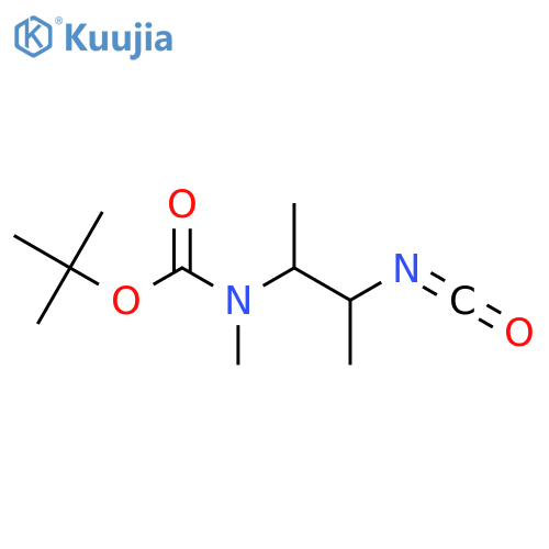 tert-butyl N-(3-isocyanatobutan-2-yl)-N-methylcarbamate structure