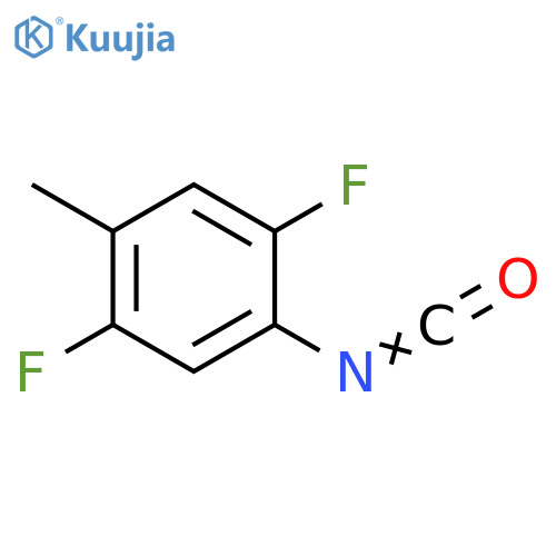 1,4-difluoro-2-isocyanato-5-methylbenzene structure