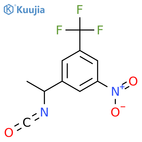 1-(1-isocyanatoethyl)-3-nitro-5-(trifluoromethyl)benzene structure