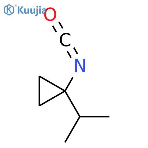 1-Isocyanato-1-(propan-2-yl)cyclopropane structure
