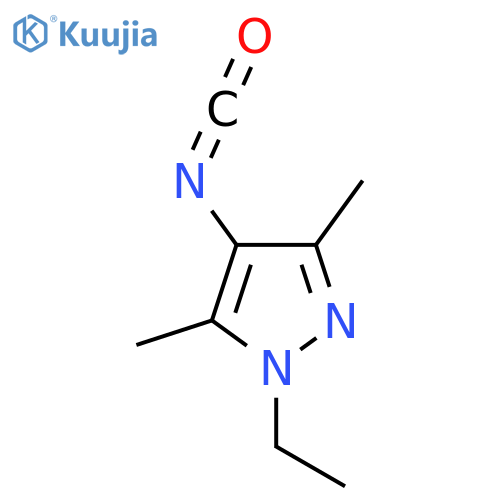 1-ethyl-4-isocyanato-3,5-dimethyl-1H-pyrazole structure