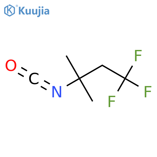 1,1,1-trifluoro-3-isocyanato-3-methylbutane structure