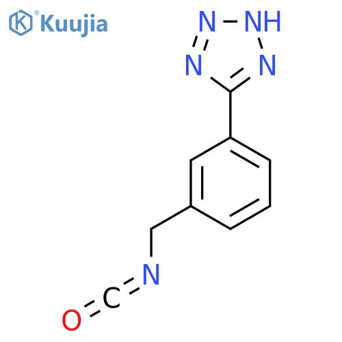 5-3-(isocyanatomethyl)phenyl-1H-1,2,3,4-tetrazole structure
