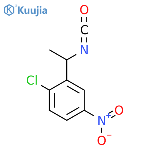 1-chloro-2-(1-isocyanatoethyl)-4-nitrobenzene structure