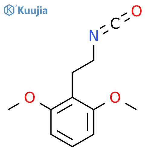 2-(2-Isocyanatoethyl)-1,3-dimethoxybenzene structure