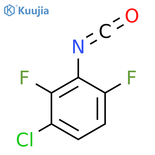 1-chloro-2,4-difluoro-3-isocyanatobenzene structure