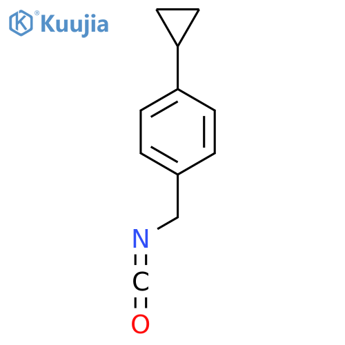 1-Cyclopropyl-4-(isocyanatomethyl)benzene structure