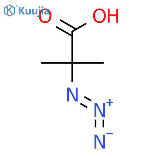 Propanoic acid,2-azido-2-methyl- structure