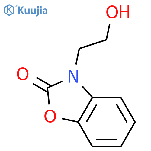 3-(2-hydroxyethyl)-2,3-dihydro-1,3-benzoxazol-2-one structure