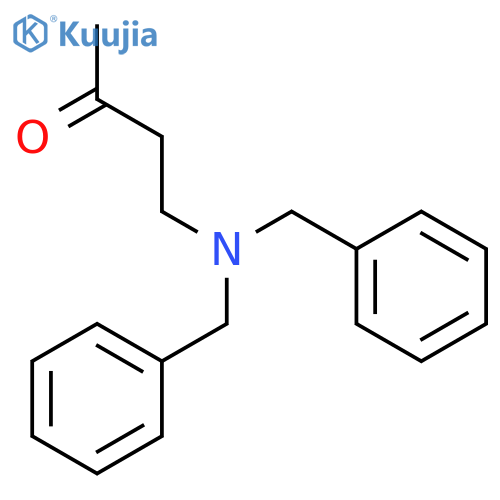 2-Butanone,4-[bis(phenylmethyl)amino]- structure