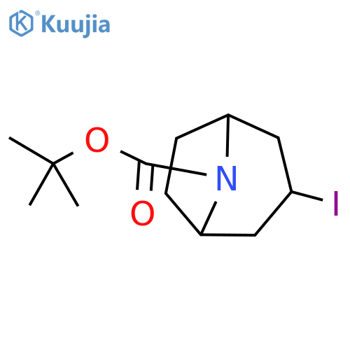 tert-butyl 3-iodo-8-azabicyclo[3.2.1]octane-8-carboxylate structure