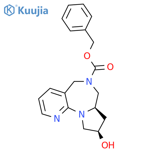 benzyl (4R,6R)-4-hydroxy-2,8,14-triazatricyclo8.4.0.0,2,6tetradeca-1(14),10,12-triene-8-carboxylate structure
