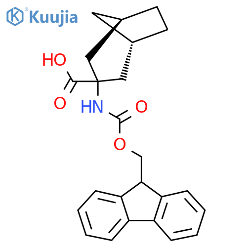(1R,3R,5S)-3-({[(9H-fluoren-9-yl)methoxy]carbonyl}amino)bicyclo[3.2.1]octane-3-carboxylic acid structure