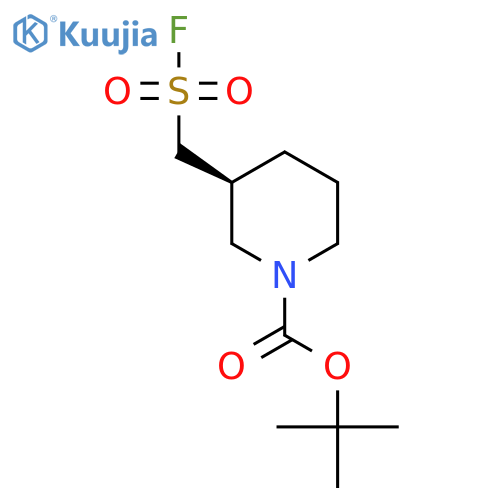 tert-butyl (3S)-3-(fluorosulfonyl)methylpiperidine-1-carboxylate structure